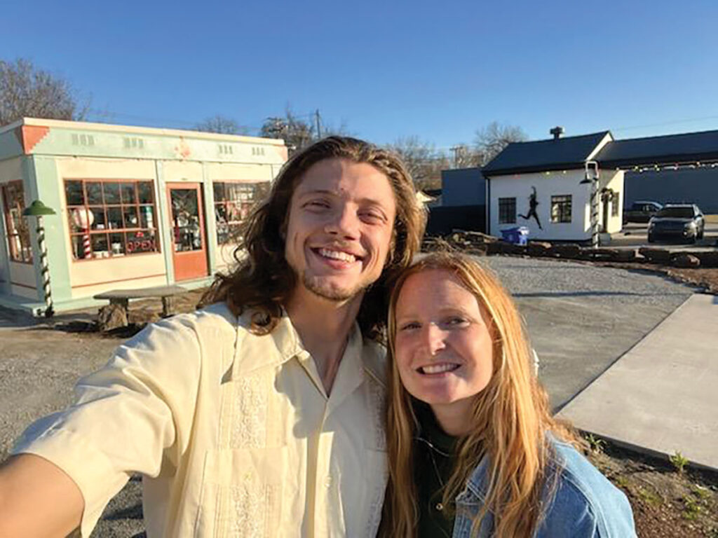 Eli Chenowith, along with his fiance, Tori Lofgren, have revitalized two 1920s era gas stations along Route 66 in Miami, Okla., as well as established a growing shaved ice/coffee business along the route. Contributed Photo. 