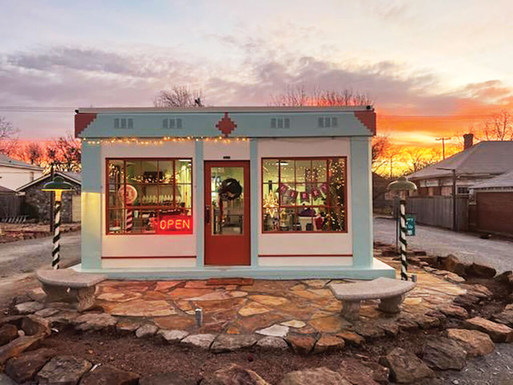 The Frozen Elephant stand led the couple to talk about other opportunities - including purchasing their first brick and mortar building - the former Marathon Gas and Oil Station, located at 331 South Main, in 2019. Contributed Photo. 