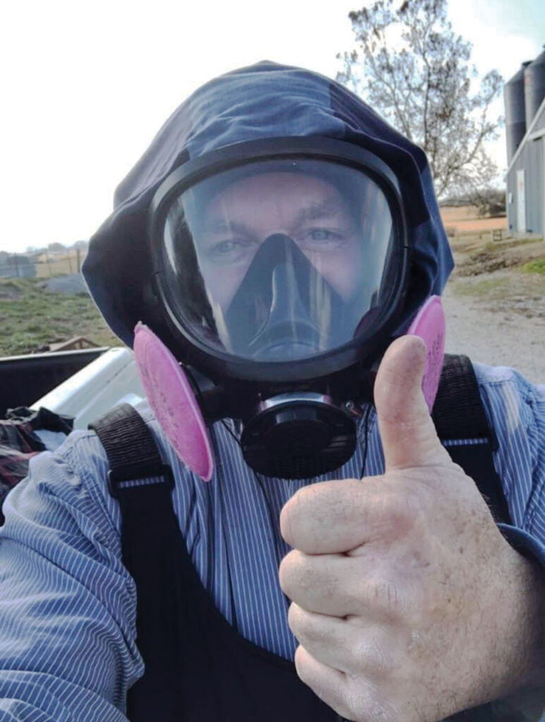 Terry Pollard of Poultry Boss (Blow Out Specialty Services) in Gentry, Arkansas. Submitted Photo. 