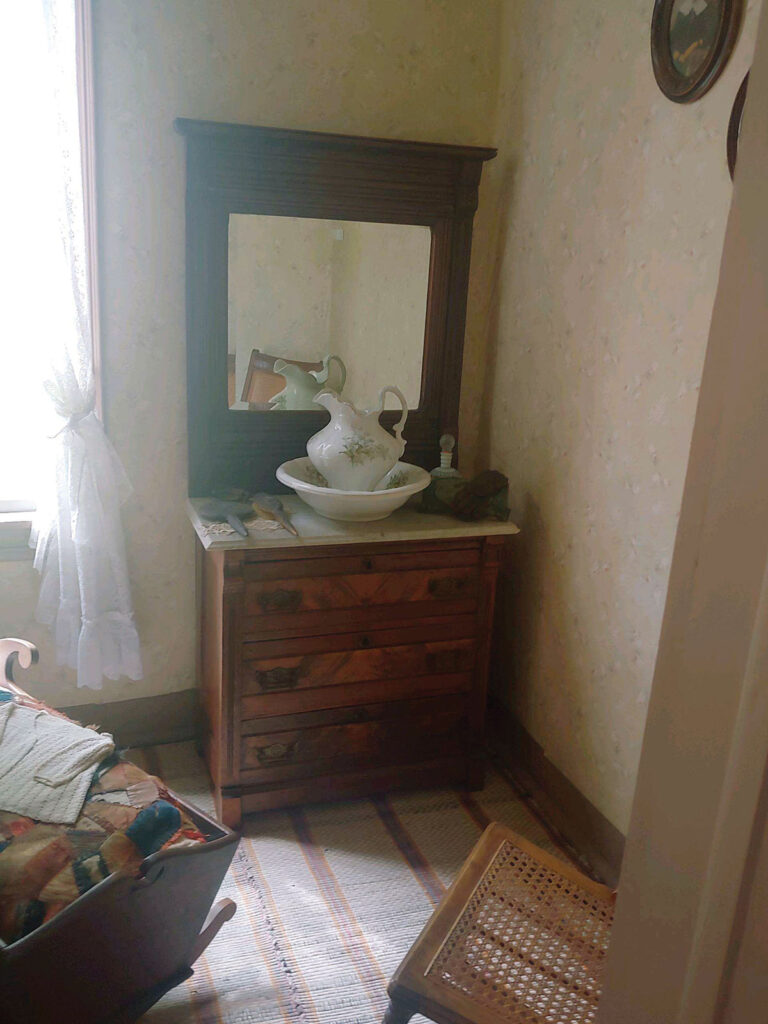 Dresser with wash basin. Submitted Photo.