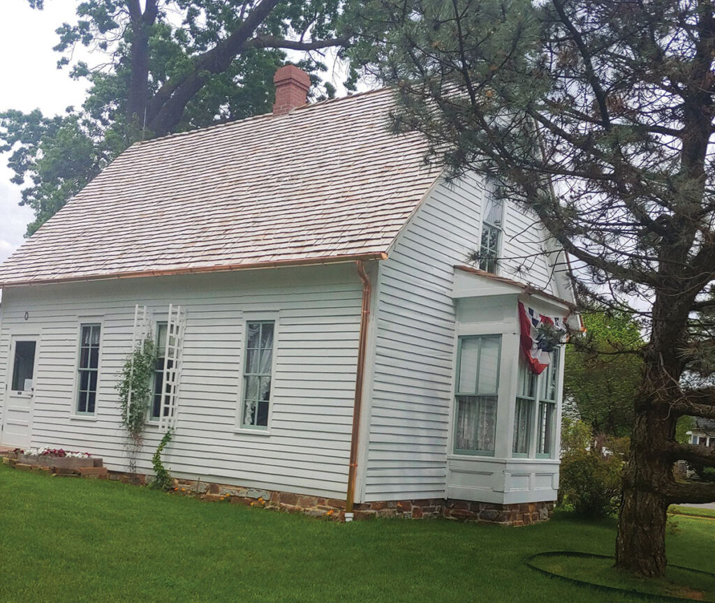 Outside the childhood home of President Truman. Submitted Photo.