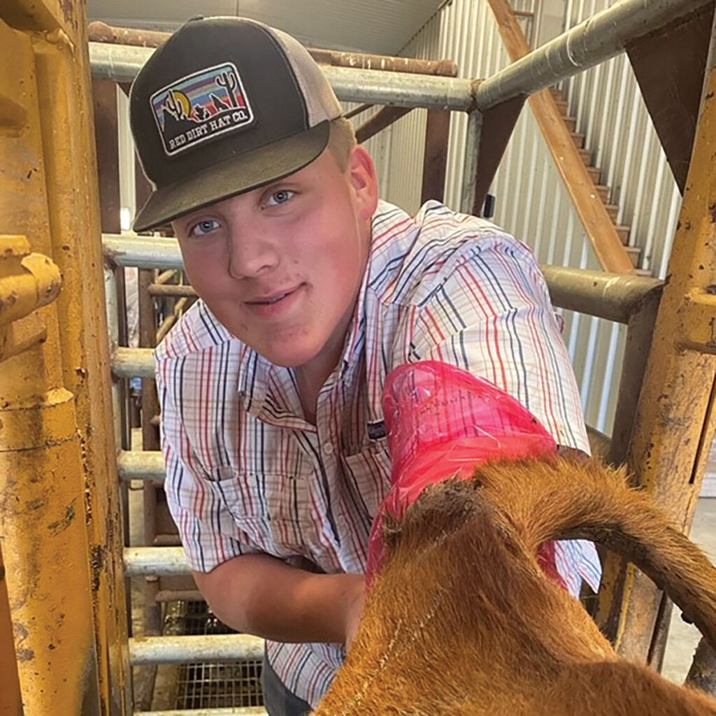 Cooper Horn of Springdale, Arkansas attended the Flying Cow Genetics AI School in Welch, Oklahoma this past summer. Submitted Photo.