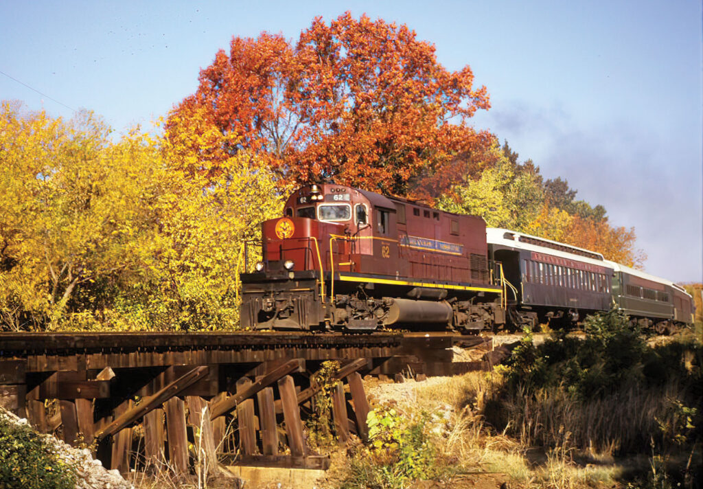 The Arkansas & Missouri Privately-owned railroad gives passengers a unique look at the Ozarks. Submitted Photo.