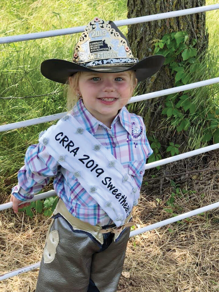 Kambryia Makynlee Alana Qualls was the 2019 Miss Cowboy Regional Rodeo Association Sweetheart. Submitted Photo. 