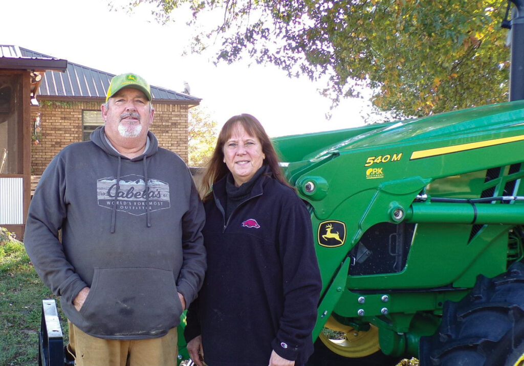 Jeff Muldrew and Gayle Schleif provide farm-raised beef to customers by the cut, half or whole. They have recently added Wagyu cattle to their herd. Submitted Photo.