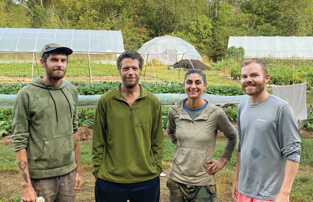 Sycamore Bend Farm is a market garden owned by Andrew Schwerin and his wife Madeleine Schwerin on the bottomland between Eureka Springs and Berryville, Arkansas. Photo by Daniel Bereznicki.