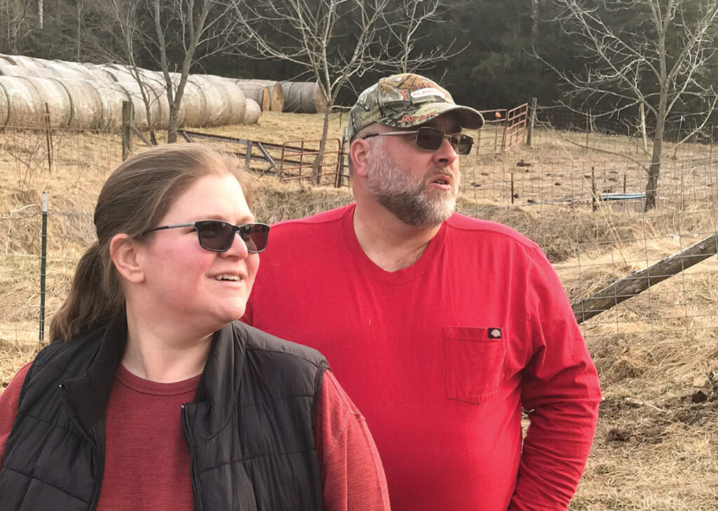 Ashley and Brian Berry jumped at the opportunity to purchase a larger farm in 2015. Photo by Janet Warford-Perry.