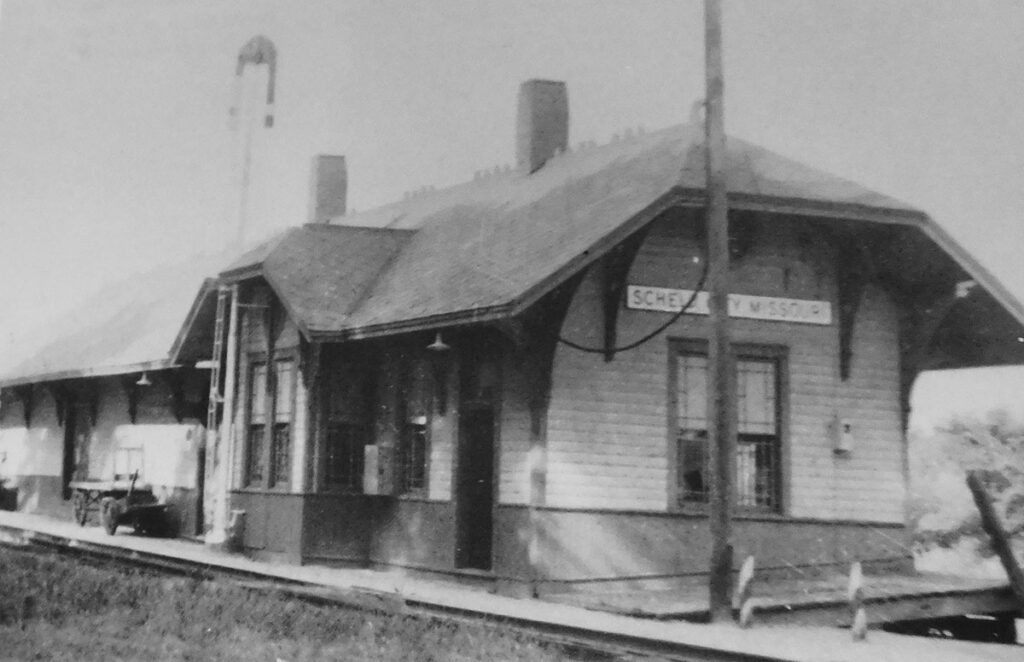 Schell City, Missouri began as a railroad town. Submitted Photo. 