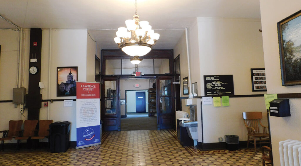 Inside the Lawrence County Courthouse in Mount Vernon, Missouri. Photo by Neoma Foreman.