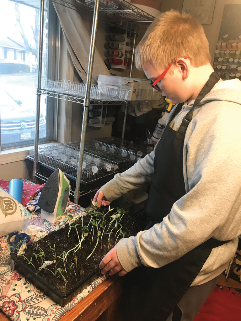 Remington “Remi” Effinger began making salsa, but branched out into marketing his own freshly-grown products. Submitted Photo. 