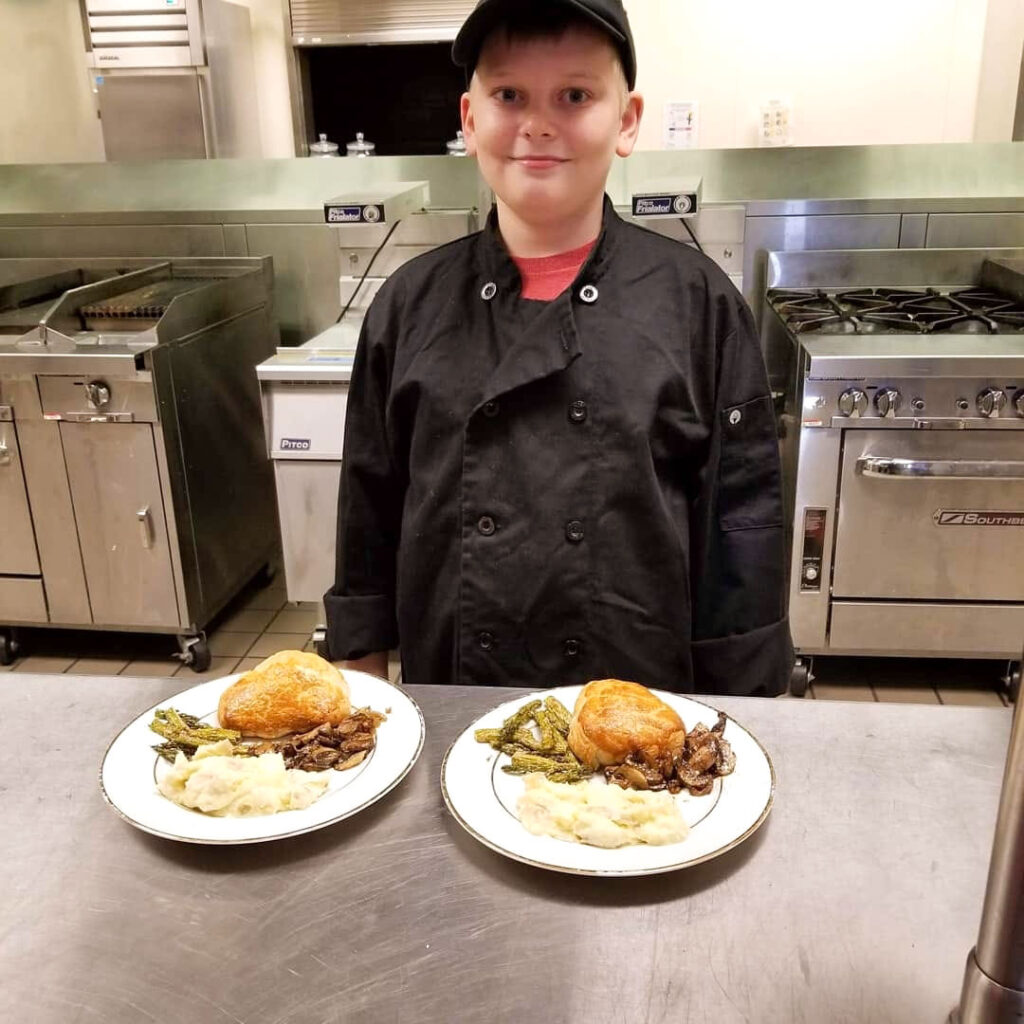 Remington Effinger has launched a business with his own produce. Submitted Photo. 