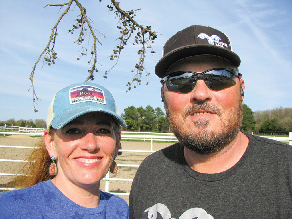 Rafter C Rodeo Goats, owned by Clint and Cassie Lininger, provides goats for rodeo events across the Ozarks. Photo by Brenda Brinkley.