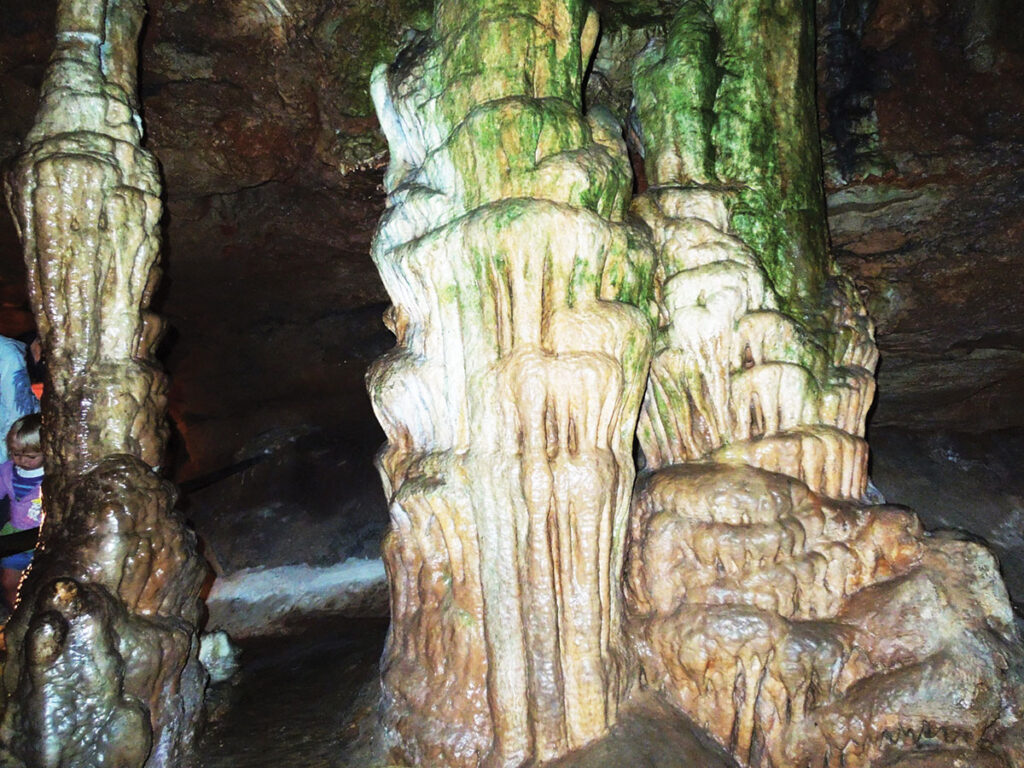The cave also has unique features like boxwork formations. Boxwork is formed usually by a big shift in the Earth. Submitted Photo. 