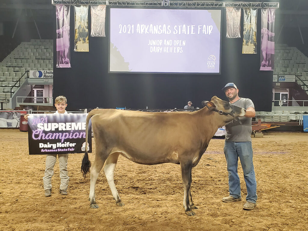 Heath Thomas and his family have bred Jersey cattle for decades. After leasing his cows to other farms, they brought them home last fall and recently began offering raw milk from their farm. Submitted Photo. 