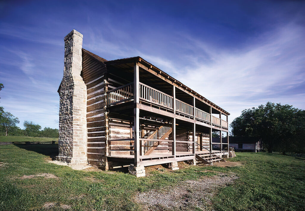 Restorations of the historic Jacob Wolf House. Submitted Photo. 