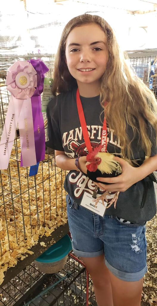 Mary Dunn of Mansfield, Arkansas is a member of the Dayton 4-H Club. She is the daughter of Julie and Chris Dunn. Submitted Photo. 