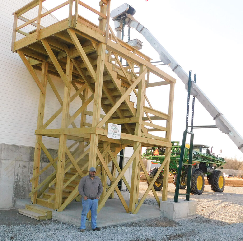 River Valley Ag in Nevada, Missouri is owned by Deland Prough and Mark Hoover. Photo by Neoma Foreman.