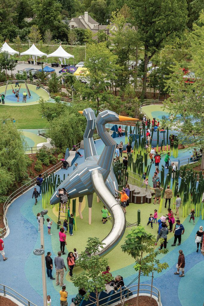 Playground for kids with some unique architecture designs. Submitted Photo.