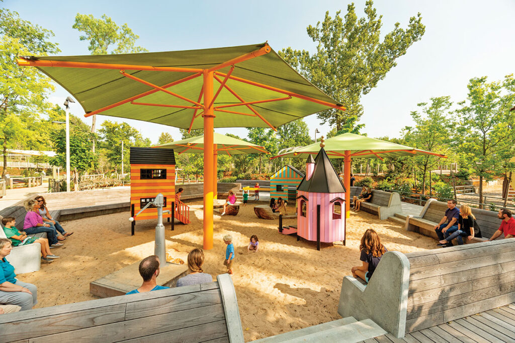 Large sand box play area for little kids. Submitted Photo. 