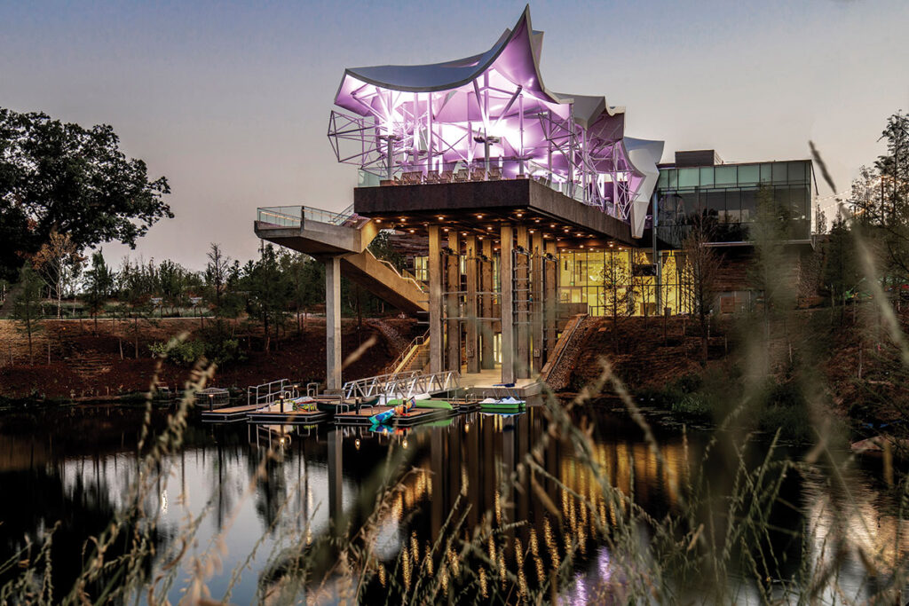 The George Kaiser Family Foundation took on enhancing the river parks area in Tulsa. Submitted Photo. 