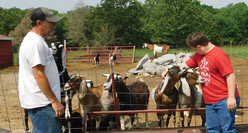 Breeding high-quality Nubian, Sables, Alpines and Recorded Grade dairy goats are the focus of Cozy Creek Ranch. Photo by Neoma Foreman.