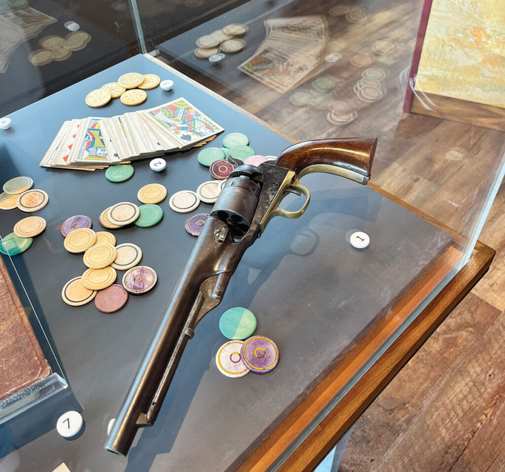 Wild Bill Hickok's gun. Photo by Manndi Wilkins. 