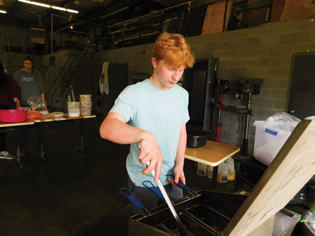 Johnnie Bruce of Walker, Missouri is a member of the North East Vernon County FFA Chapter. He is the son of David and Michelle Bruce. Photo by Neoma Foreman. 