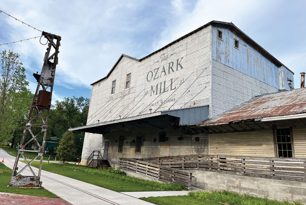 The renovation of an old mill transforms an area along the Finley River. Submitted Photo. 