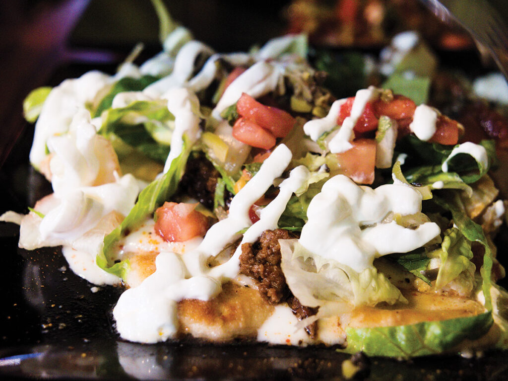 One of the dishes offered at Crazy Craig's Cheeky Monkey Bar in Branson, Missouri. Photo by Logan Parkerson. 
