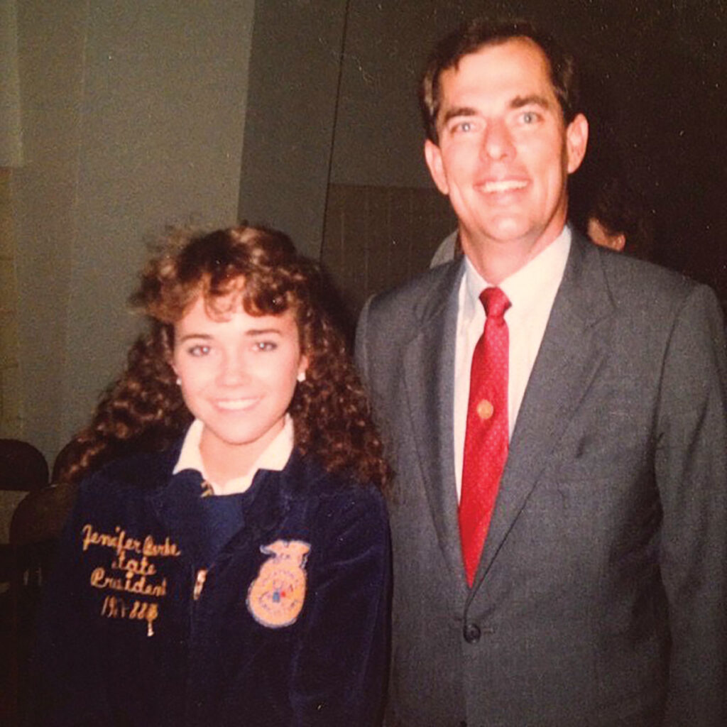Jennifer Cook was the first female State FFA officer in Arkansas and the organization’s first foundation head. Submitted Photo. 