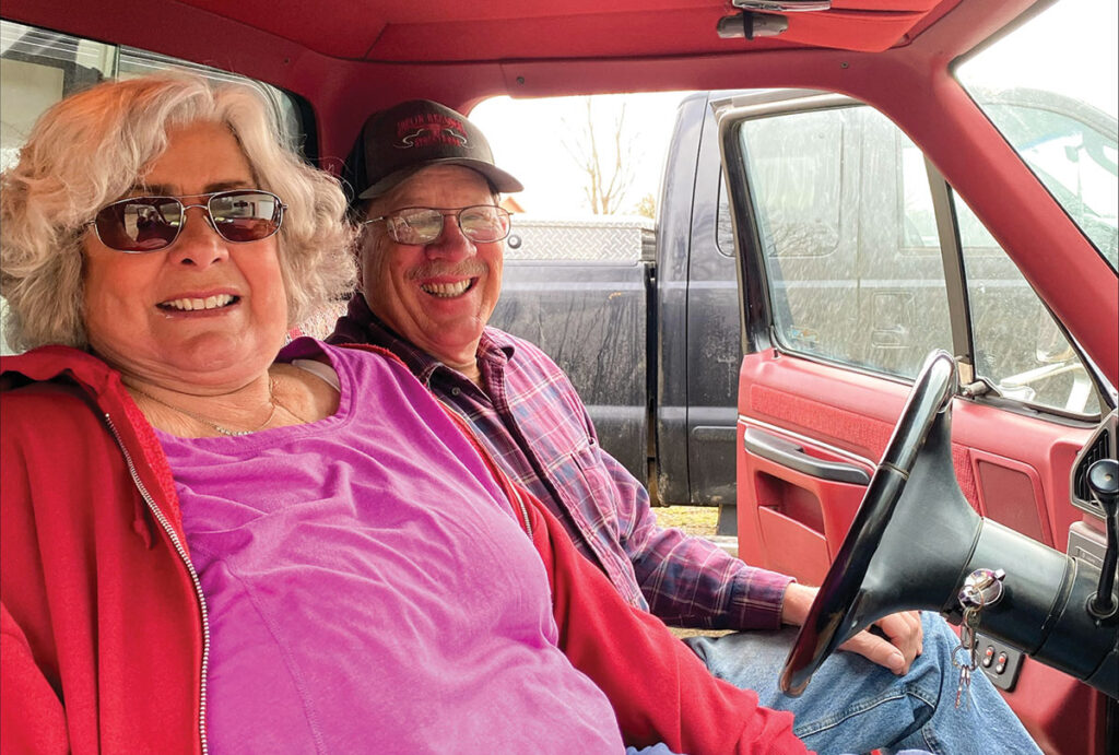 Lynda and Danny Medcalf helped out their elderly neighbor and ended up inheriting a farm. Submitted Photo. 