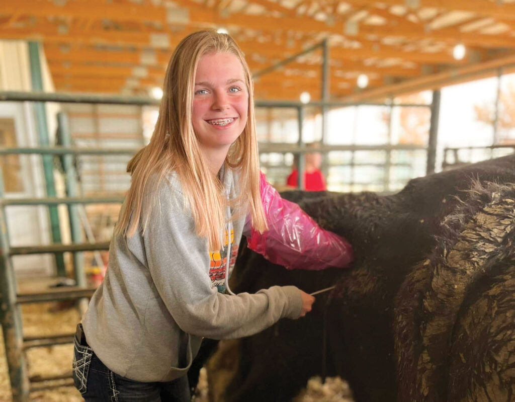 Taylor Miller of Nixa, Missouri is a member of the Nixa FFA Chapter. She is the daughter of Jeff and Tammy Miller. Submitted Photo. 