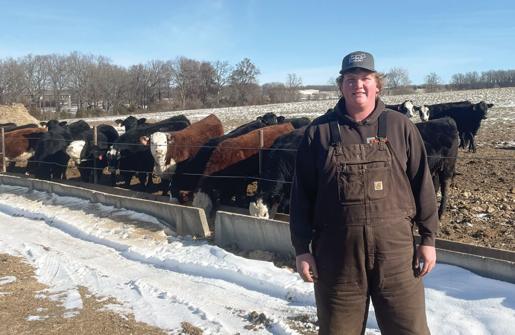 Wyatt Dill added direct beef sales to the family’s cattle operation, which has allowed him to remain on the farm. Submitted Photo. 