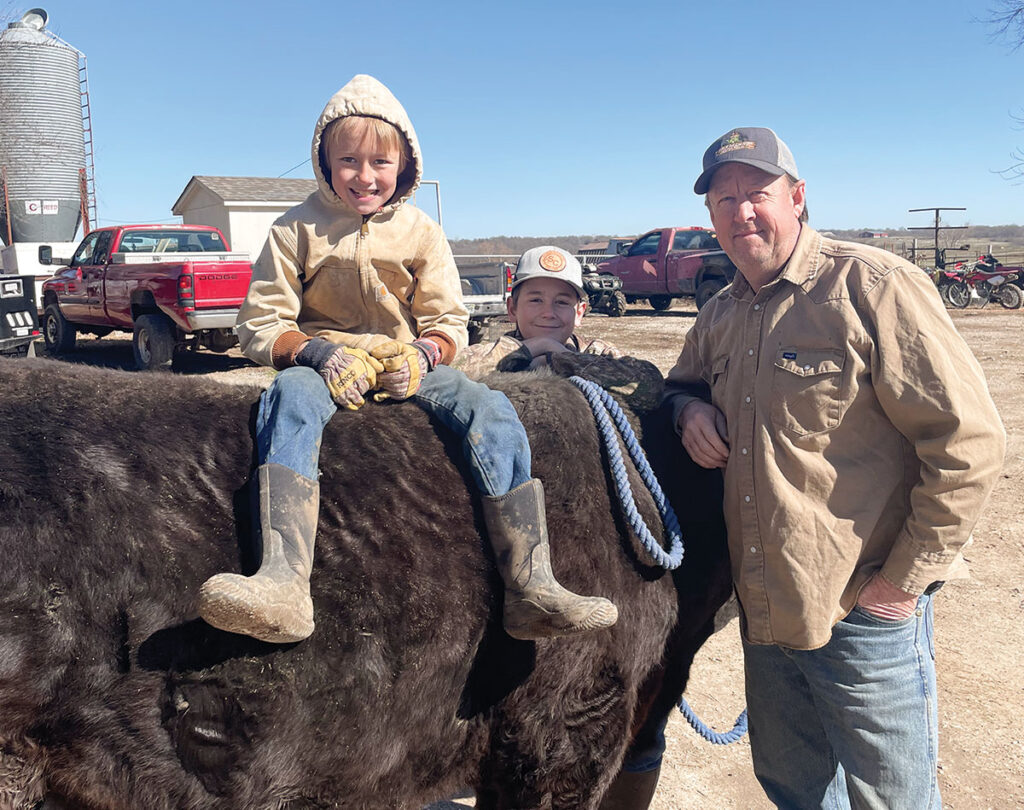 The Parsons family raises cattle, sheep and goats, and open their to gates to visitors. Photo by Tina Luann Hart.
