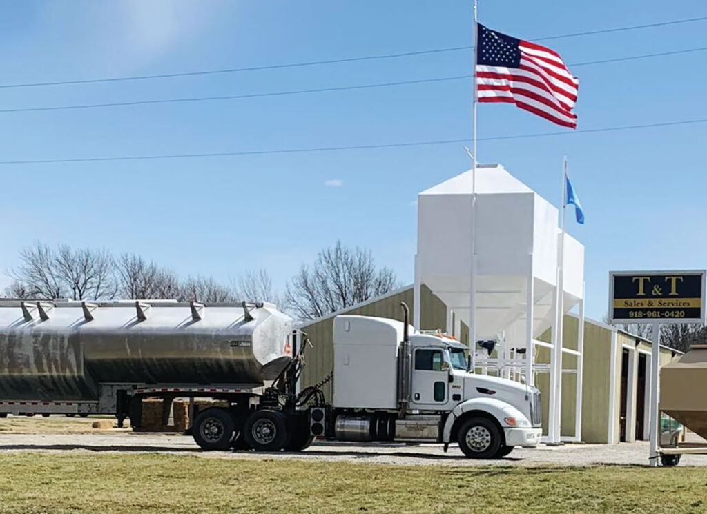 T&T Farm Supply in Welch, Oklahoma is owned and operated by Chance and Sarah Tucker. Submitted Photo. 