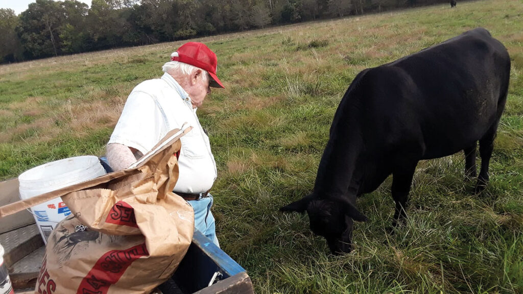 Robert Herron’s son Patrick has spent the last several years reestablishing Robert’s dream of being a farmer. Submitted Photo. 