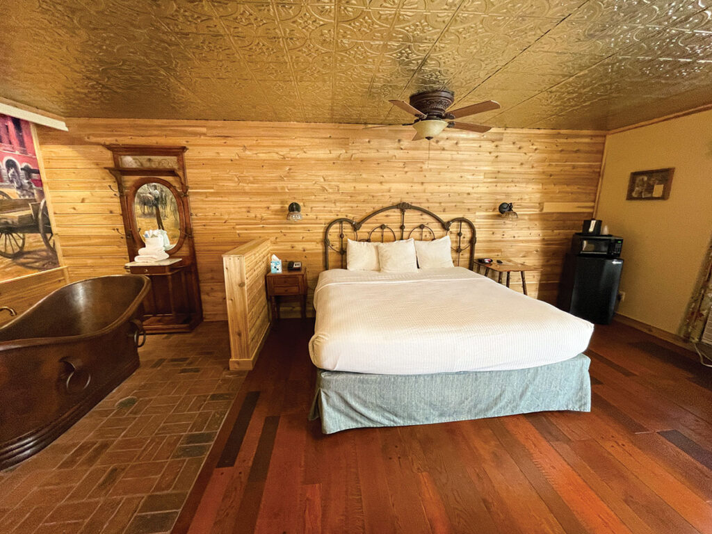 Western Room in The Rail Haven Inn. Photo by Ruth Hunter. 