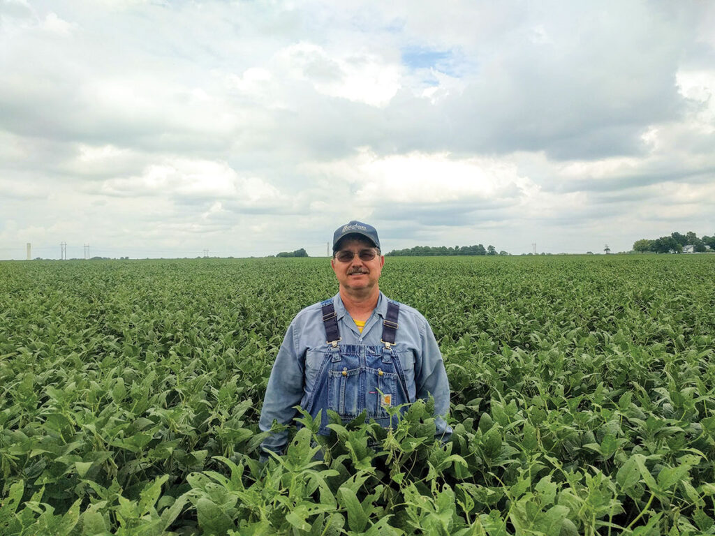 Brent Rendel mixes his engineering background with practices at Rendel Farms. Submitted Photo. 