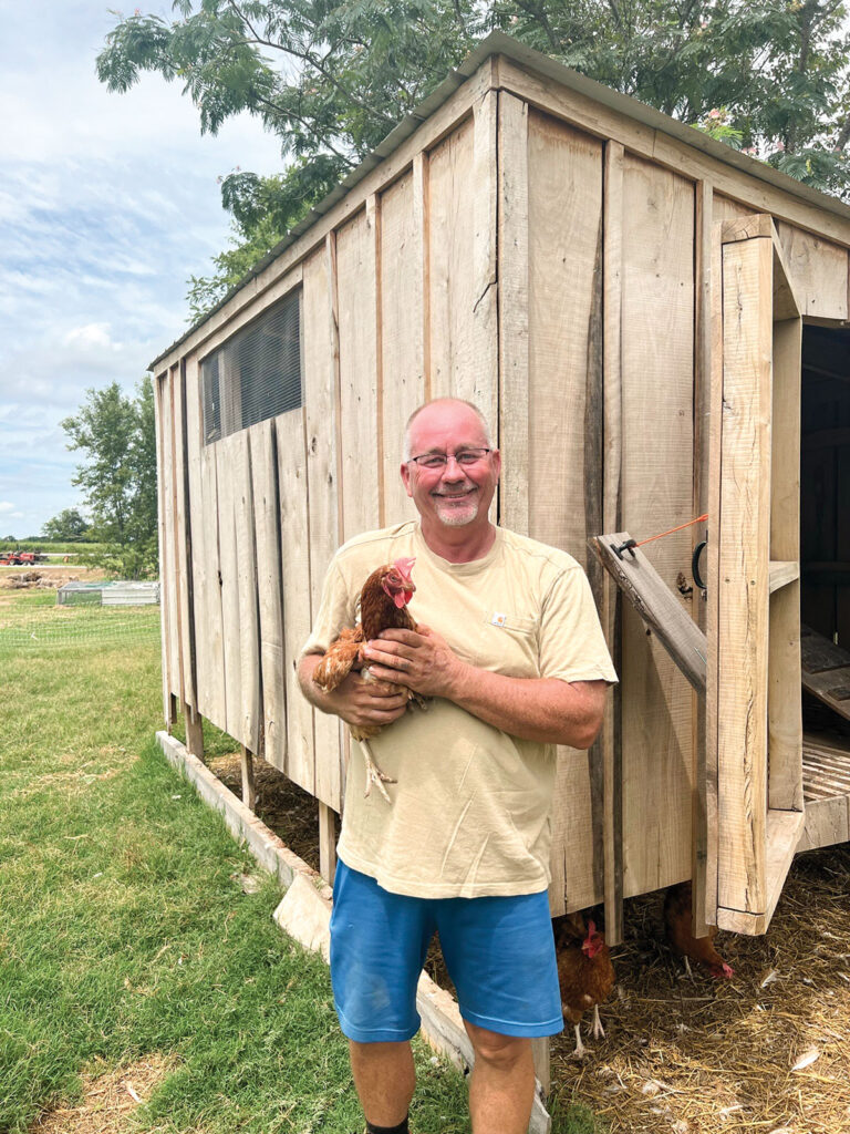 With the help of his daughter, Cassidy, Chris has become an active member of the TikTok nation and has gained a sizable following of 15,000 in just seven months. Photo by Michael Kinney. 