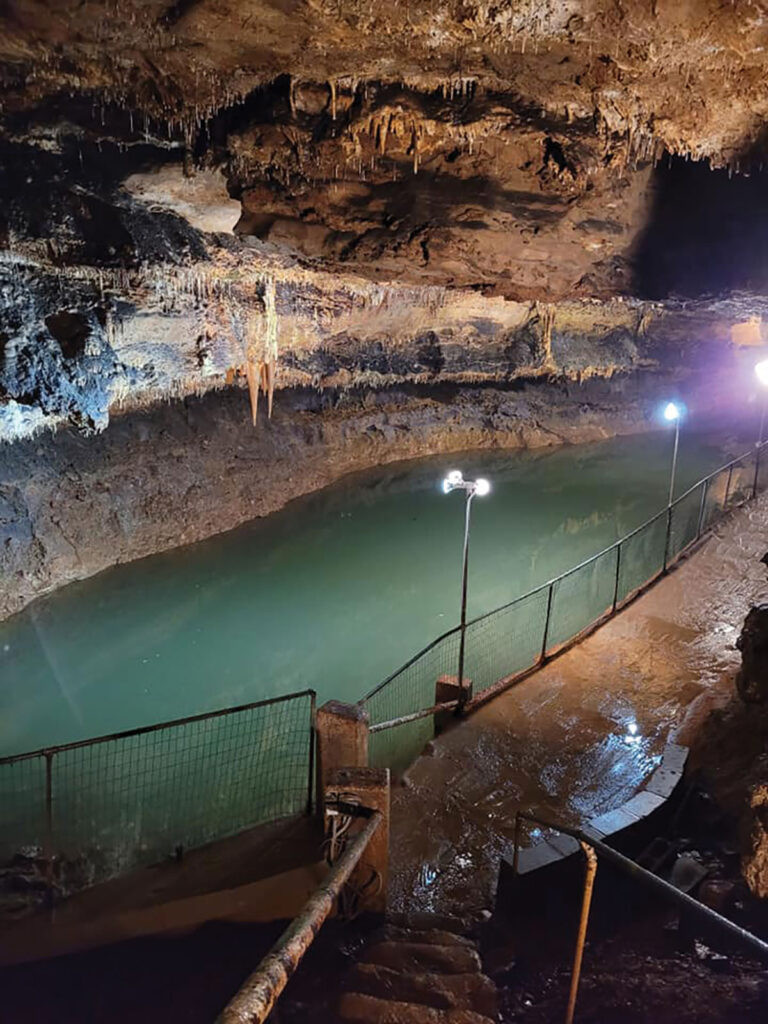 The cave was undeveloped until 1927 when a staircase was built to begin tours. Submitted Photo. 