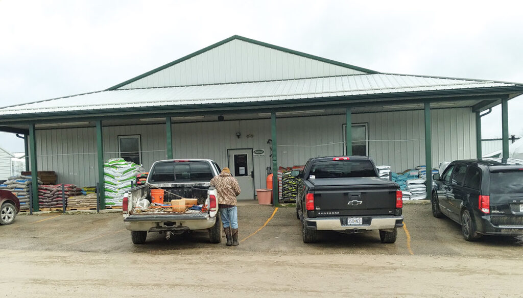 Norman and Verna Kilmer remolded a chicken house to accommodate their growing seed business. Photo by Joyce Larimer. 