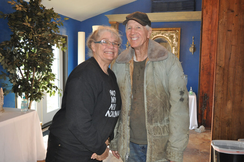 Robert and Bonnie Palmer fell in love with castles during their separate travels. Photo by Ruth Hunter. 