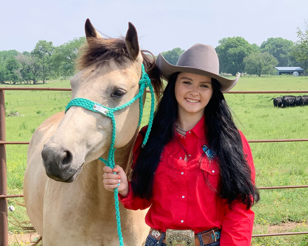 Kassidy Howard of Carthage, Missouri is a member of the Carthage FFA Chapter. She is the daughter of Tom and Stephanie Howard. Photo by Rachel Harper. 