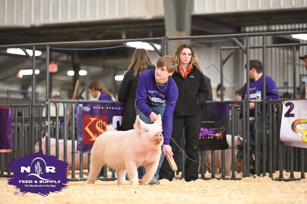 Garren Fields of Grove, Oklahoma is a member of the Grove FFA Chapter. He is the son of Dustin and Lacey Fields. Contributed Photo. 