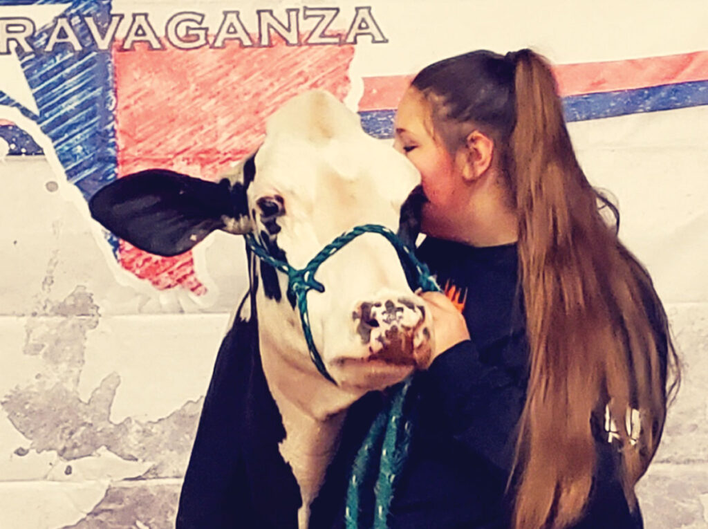Ava Andrews was award the 2023 Oklahoma FFA Association Proficiency in Dairy Production Entrepreneurship. Contributed Photo. 
