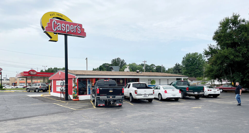 Casper’s began as a road-side stand in 1909. Photo by Ruth Hunter.
