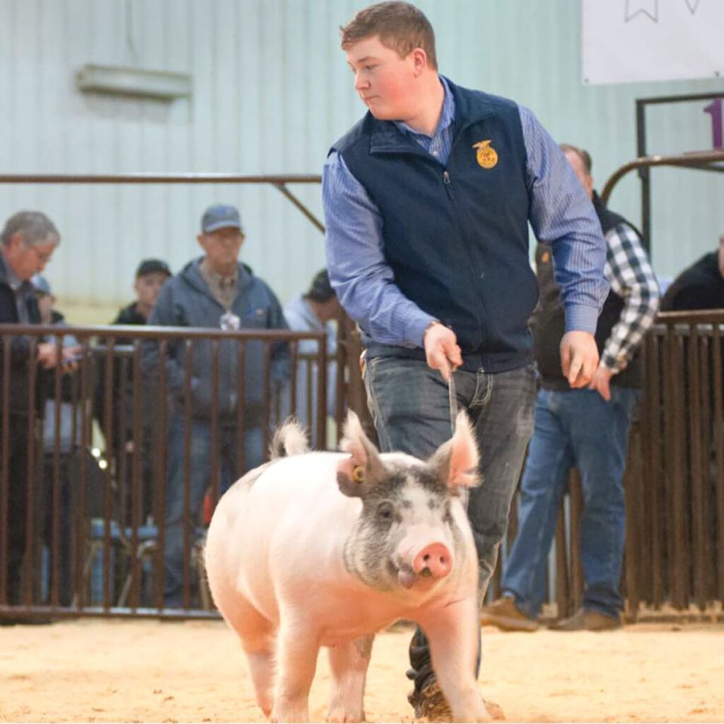 Hunter Carey is a member of the Webbers Falls, Oklahoma FFA Chapter. He is the son of Brad Carey and Carri Carey. Contributed Photo. 