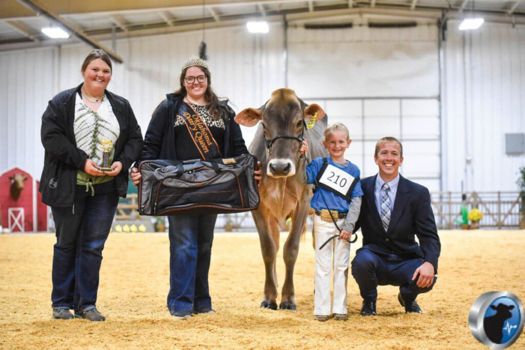 Ava is the vice president of the Collinsville Tri-County Fair Board, as well as the superintendent of the dairy show. Contributed Photo. 