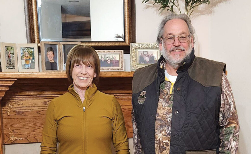 Siblings Carol Sapp and Randy Neasby own a Black Hereford operation near Grovespring, Mo. The farm began about four years ago and is now ready to offer bulls and females. Contributed Photo