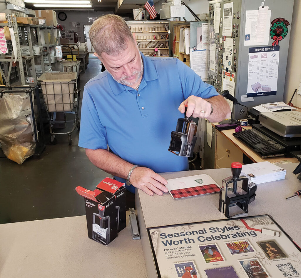 Noel, Missouri, Post Office has been a hub of holiday activity for more than 90 years. Photo by Katrina Hine. 